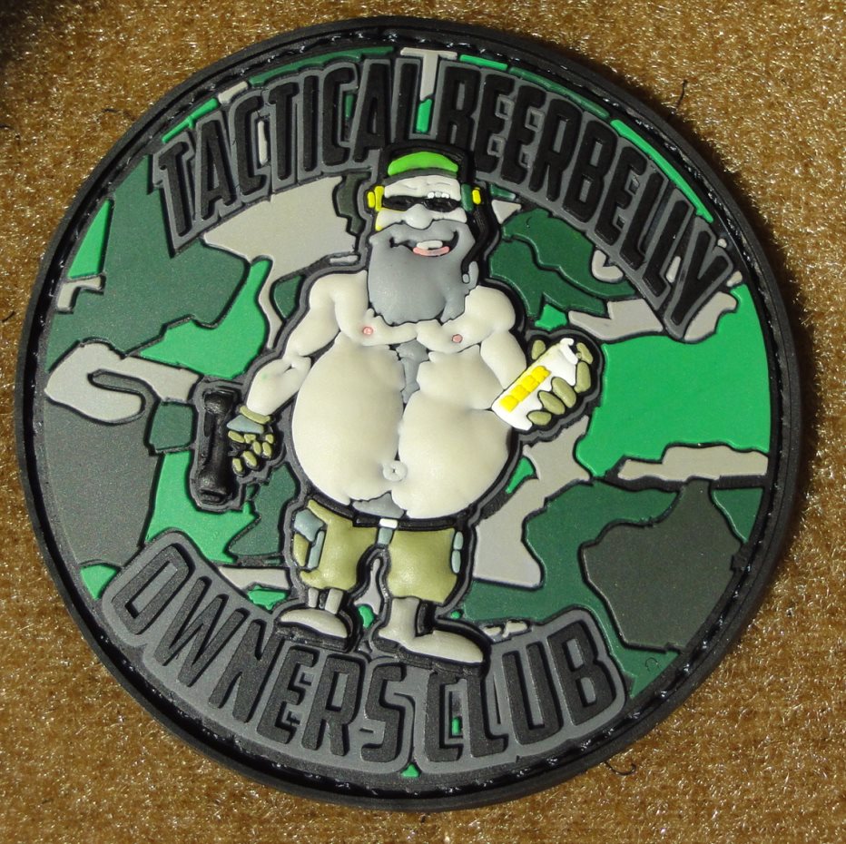 3D Rubber MORALE PATCH: "TBBOC" camo