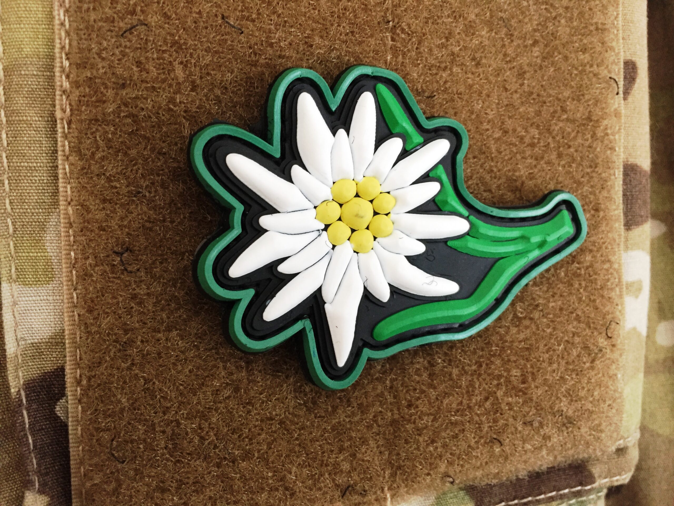 3D Rubberpatch: "EDELWEISS"