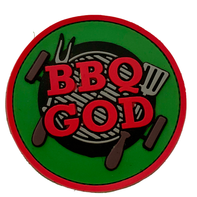 Rubberpatch "BBQ GOD"