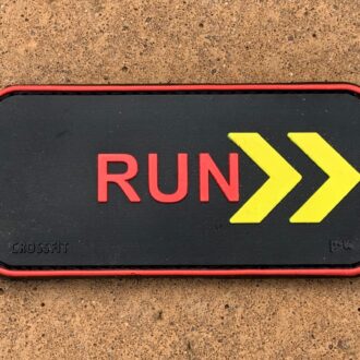 3D Rubberpatch: CROSSFIT "RUN"