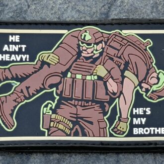 3D Rubberpatch: "He ain't heavy! He's my brother!