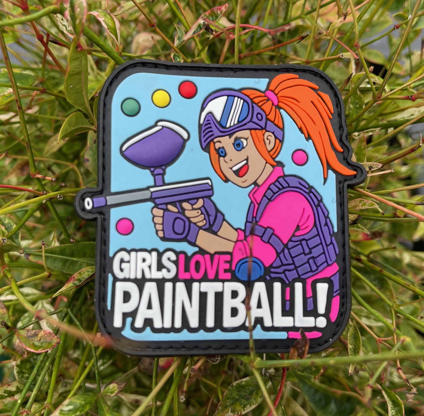 3D Rubberpatch "GIRLS LOVE PAINTBALL" – Bild 3
