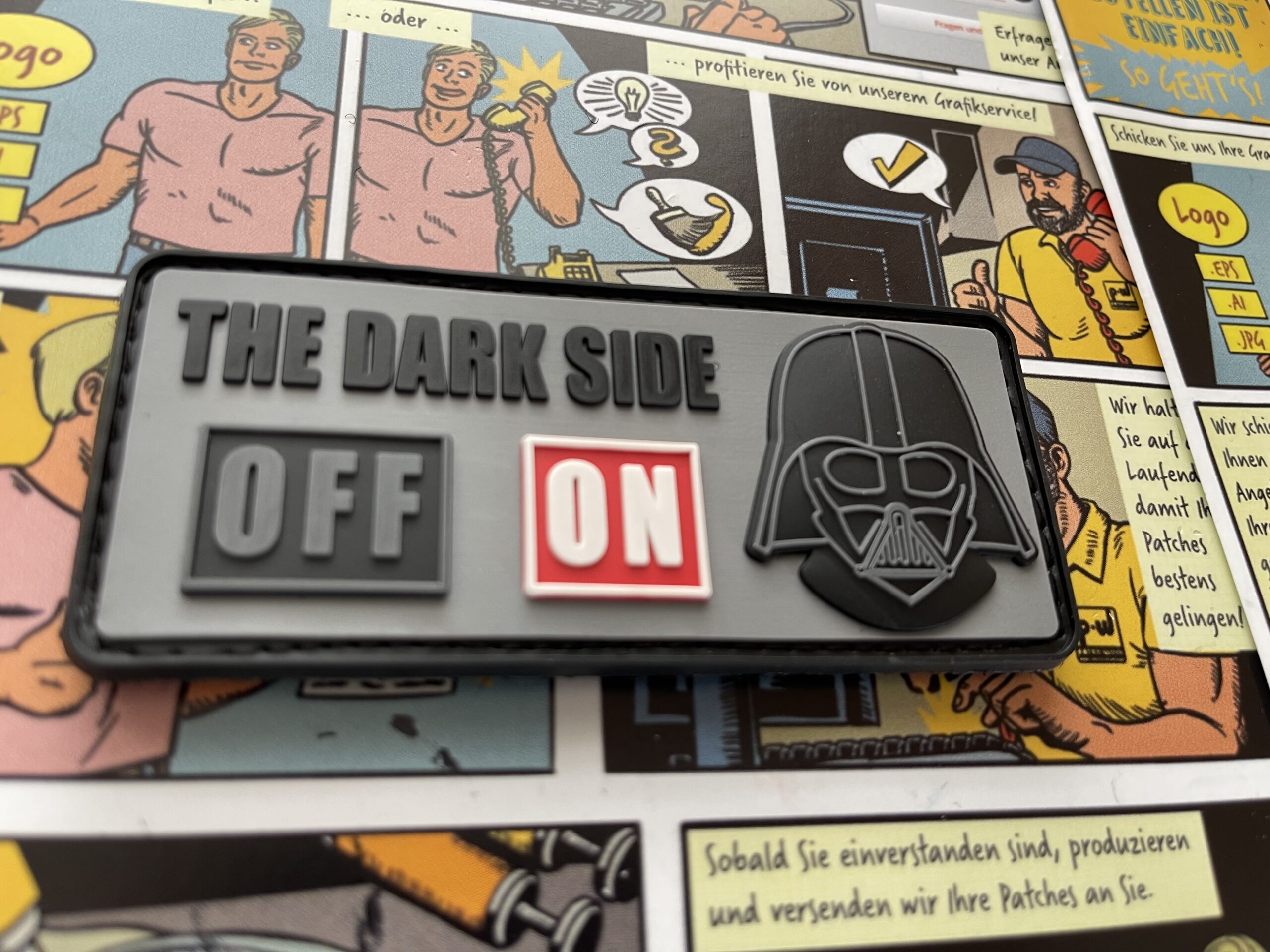 3D Rubberpatch: "THE DARK SIDE" – Bild 2