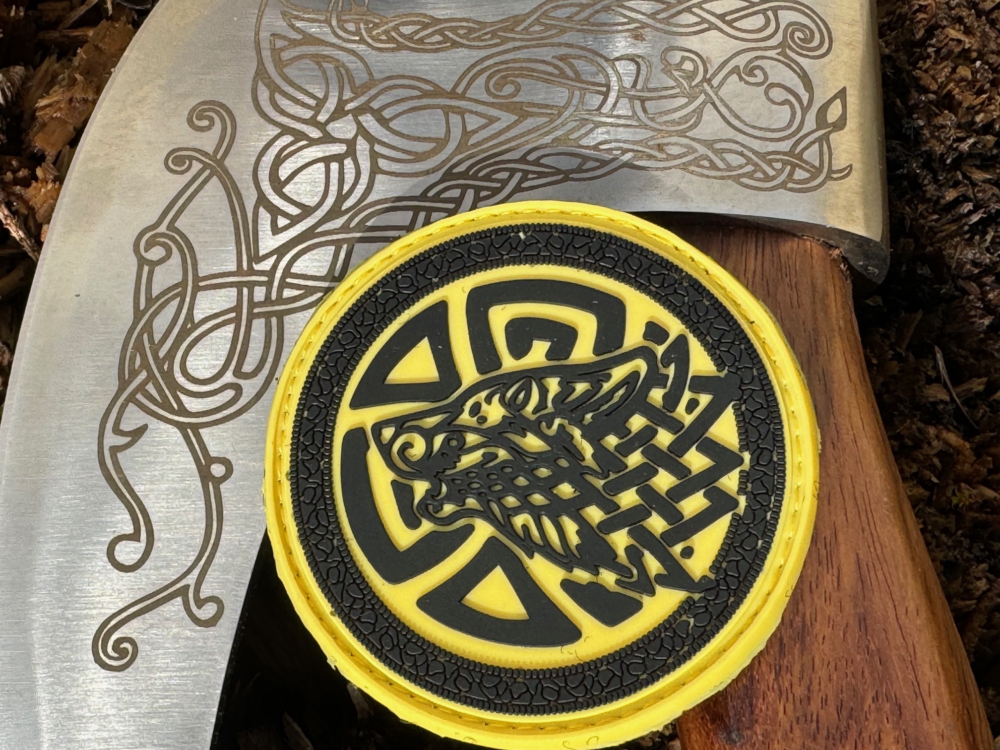 3D Rubberpatch "Viking Wolf" – Bild 3