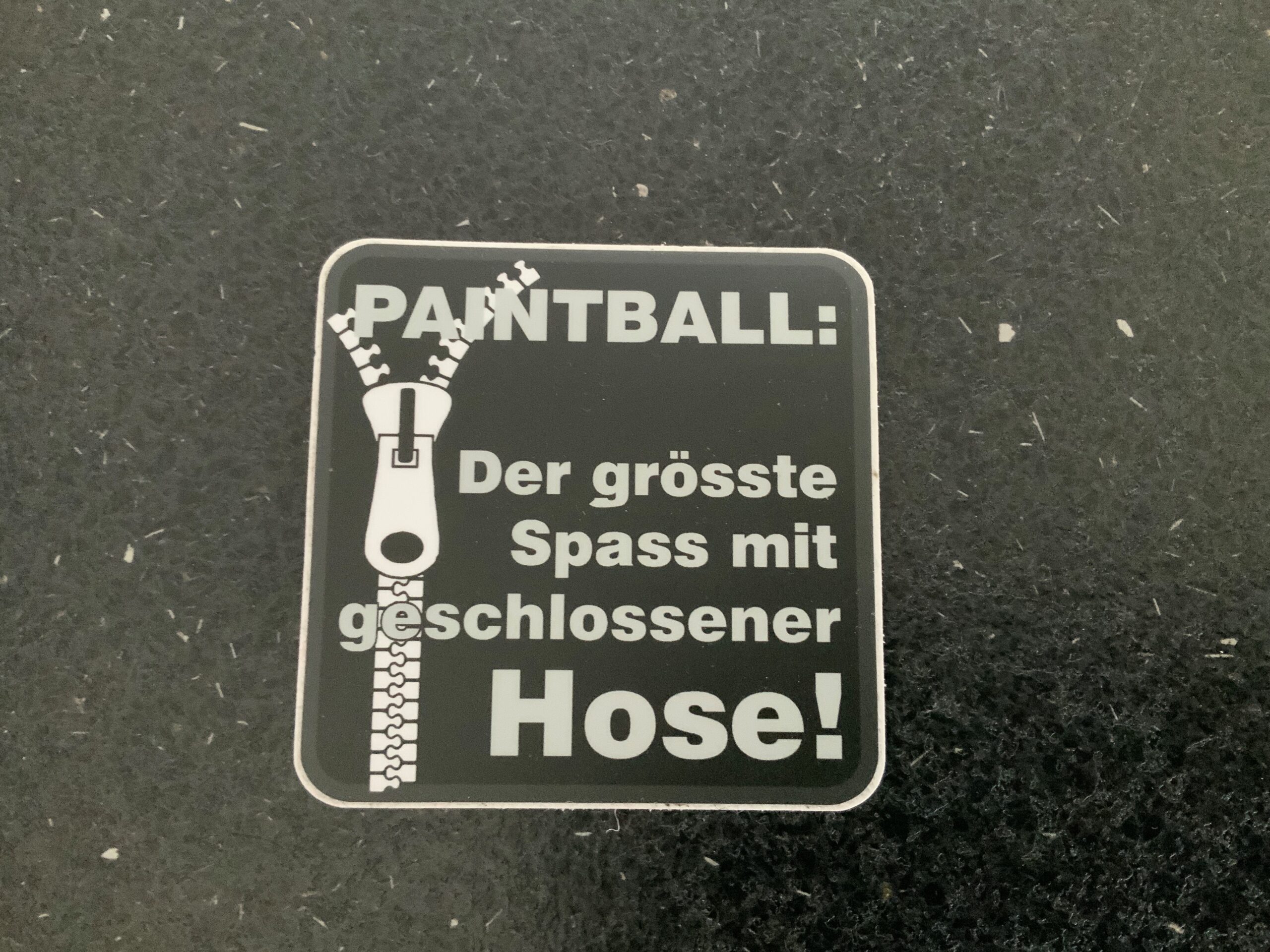 Aufkleber/Sticker "PAINTBALL: Der grösste Spaß ....