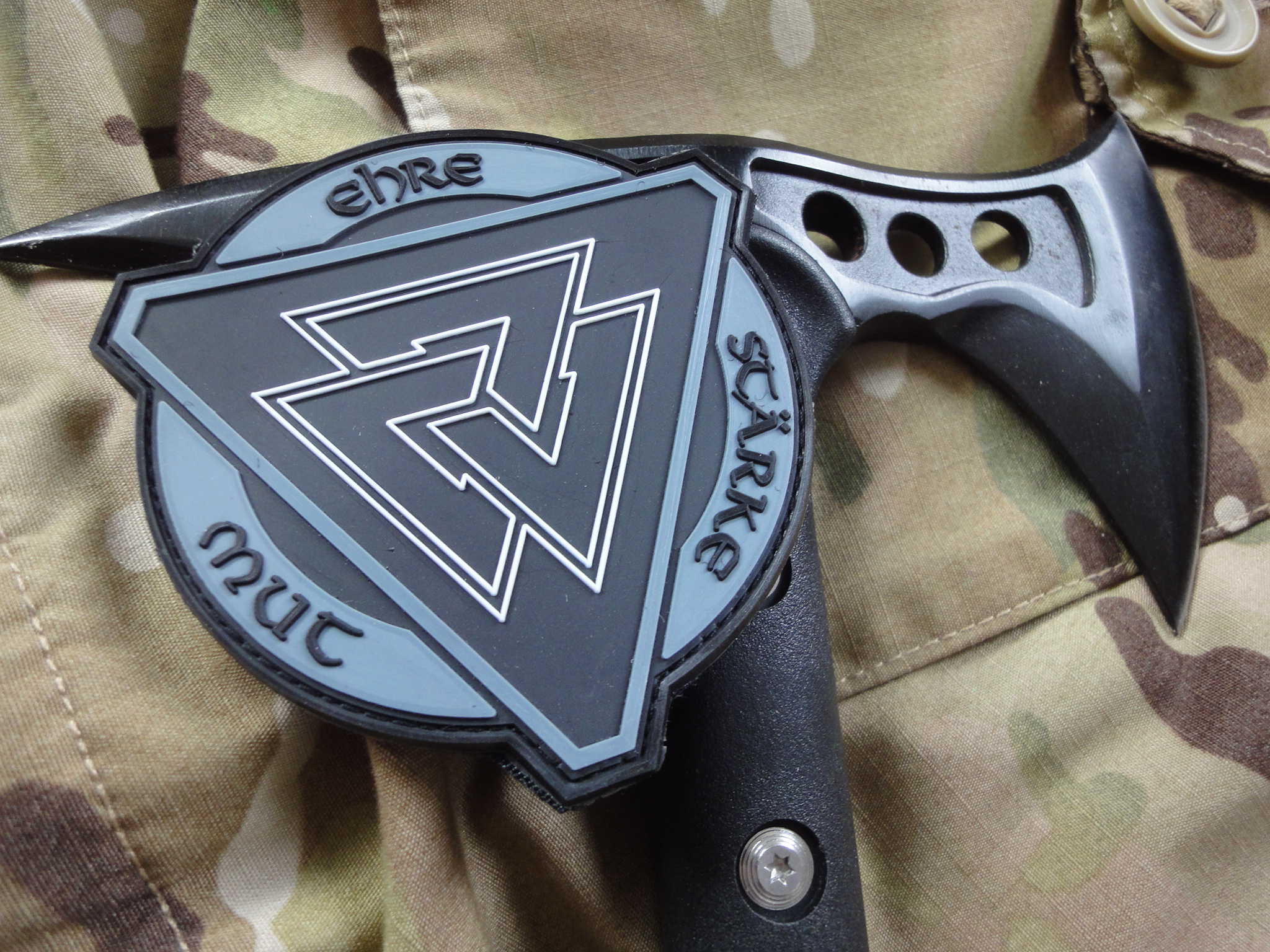 3D Rubber MORALE PATCH: "MUT, EHRE, STÄRKE" – Bild 2