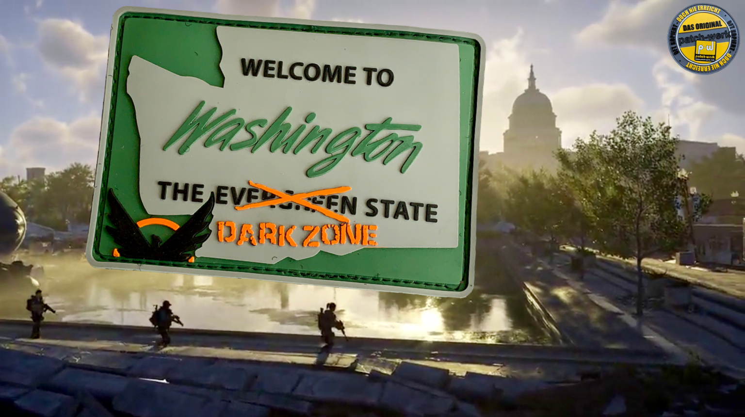 3D Rubberpatch: "Welcome to Washington" – Bild 3