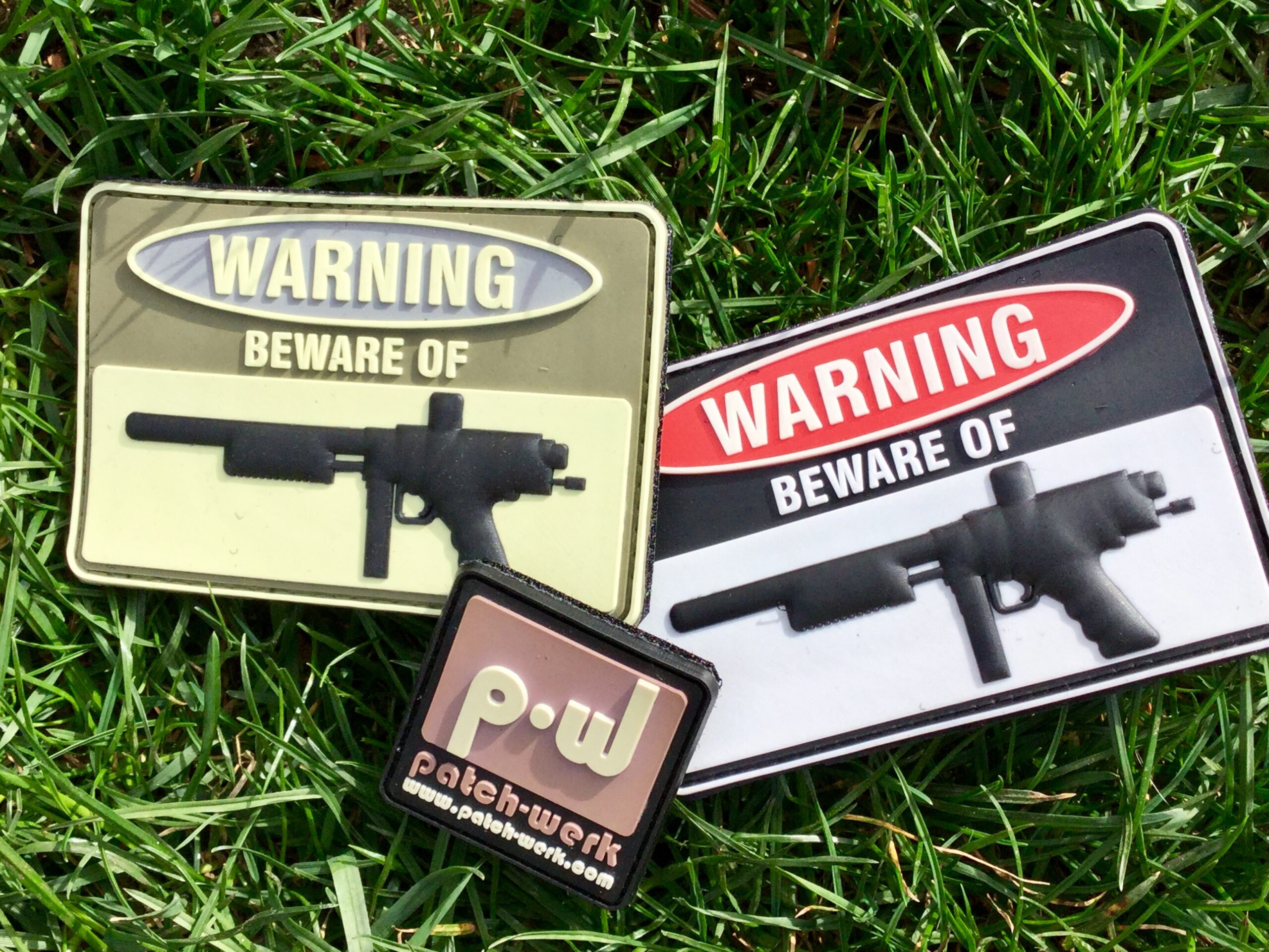 3D Rubberpatch: "BEWARE OF PUMP" Das Original!