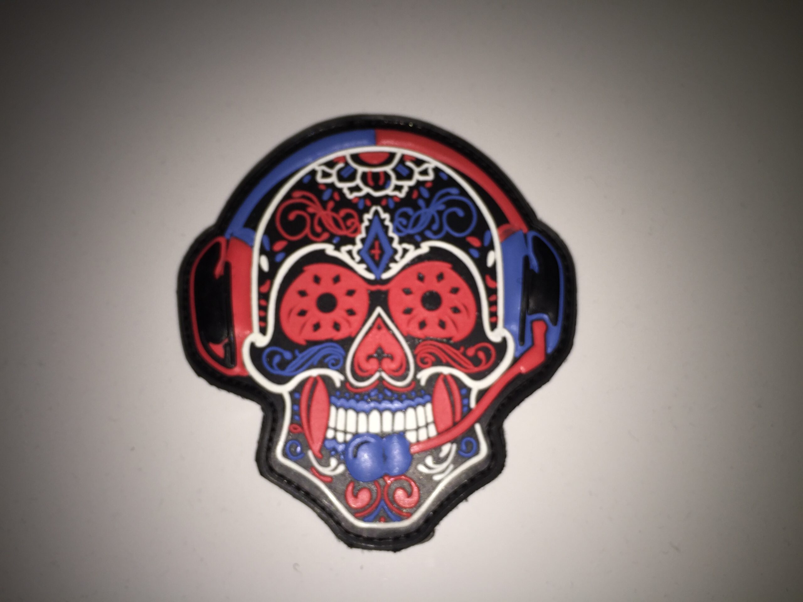 3D Rubber MORALE PATCH: "Santa Muerte" nachleuchtend – Bild 5