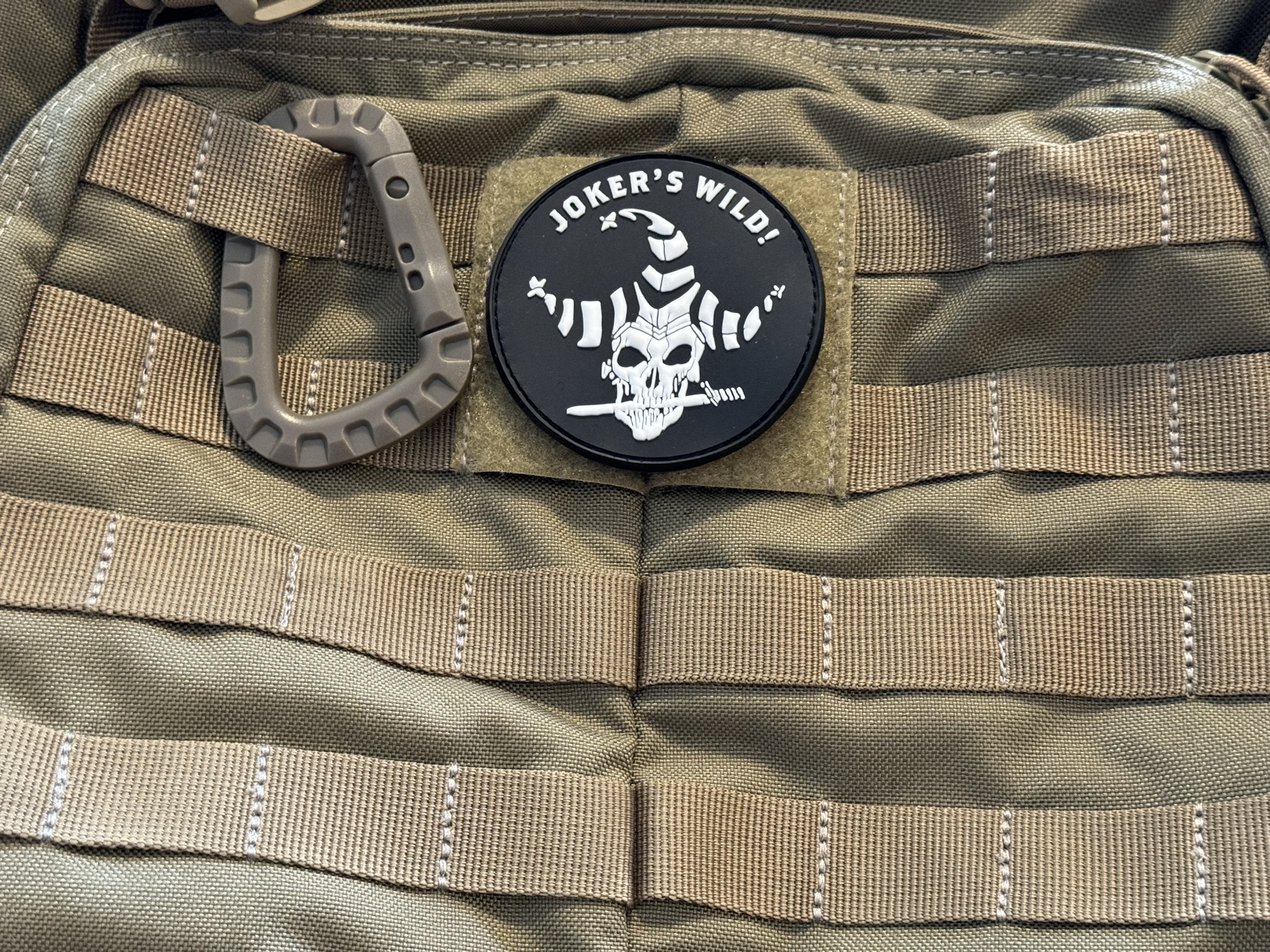 3D Rubberpatch: JOKER'S WILD! black – Bild 2