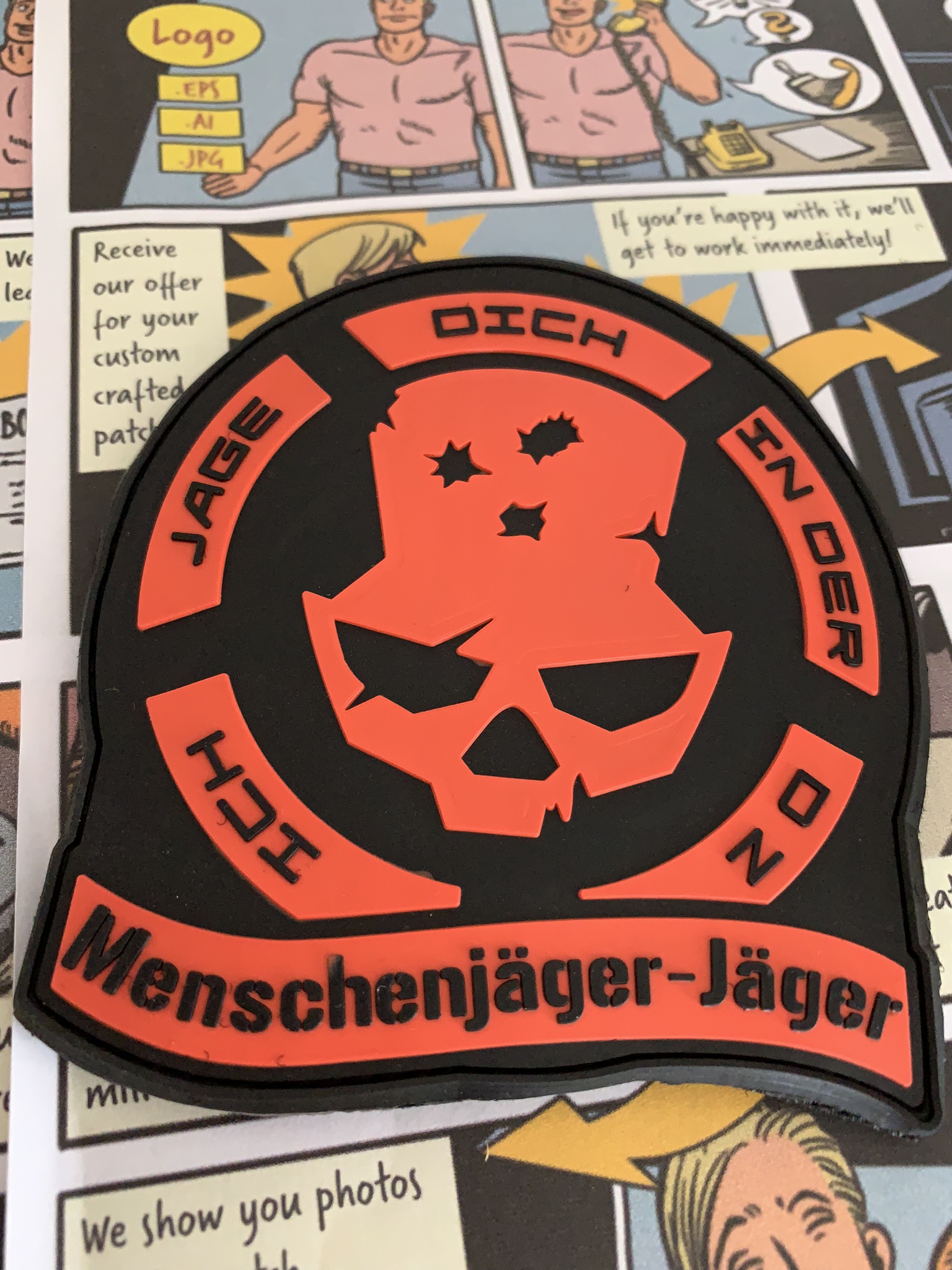Rubberpatch "Menschenjäger-Jäger" – Bild 2