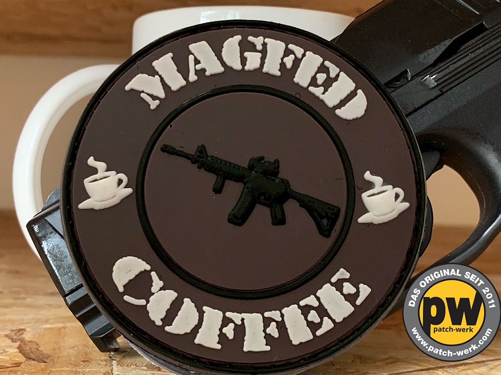 3D Rubberpatch: "MAGFED & COFFEE" – Bild 2