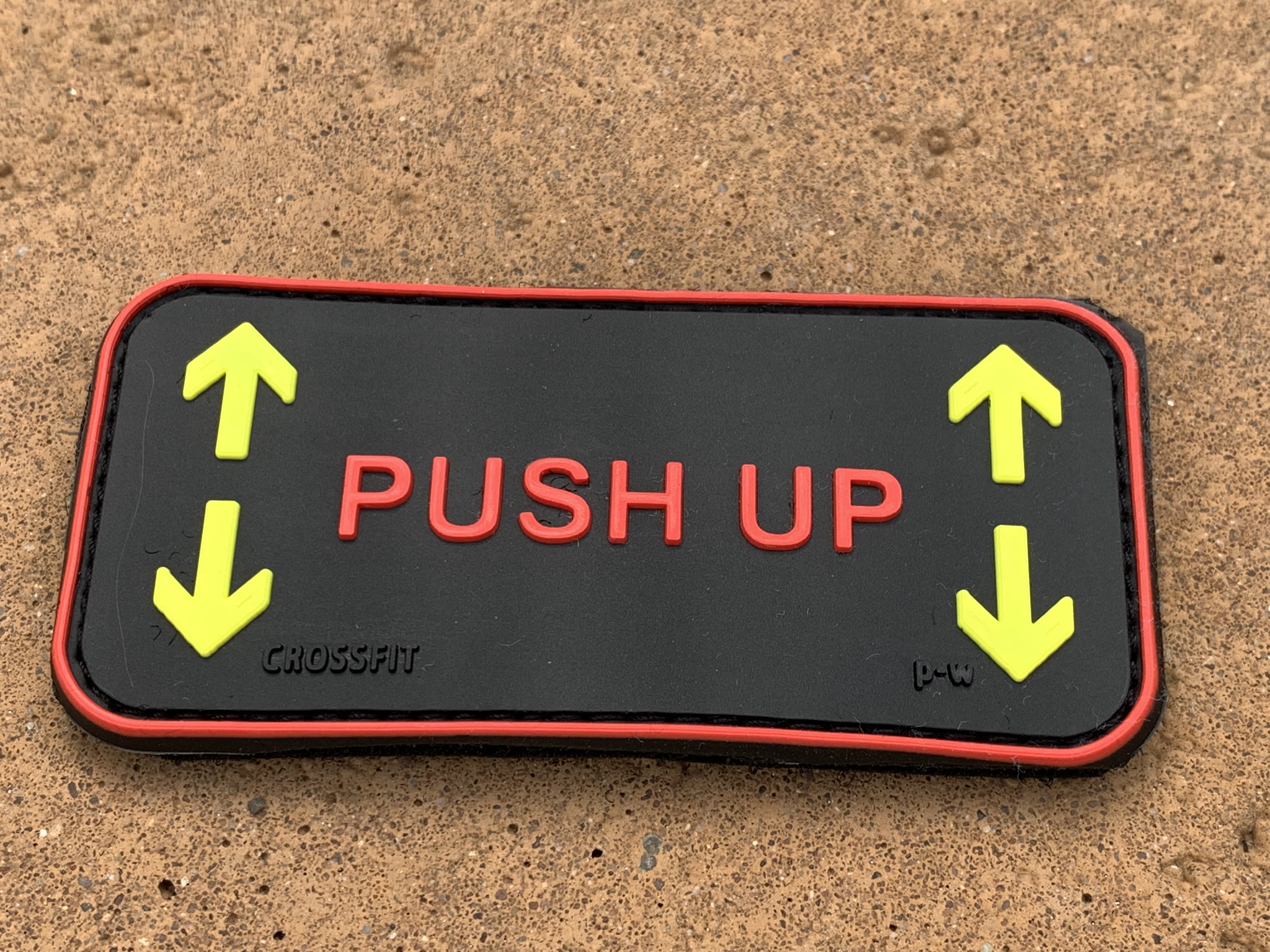 3D Rubberpatch: CROSSFIT "PUSH UP" – Bild 2