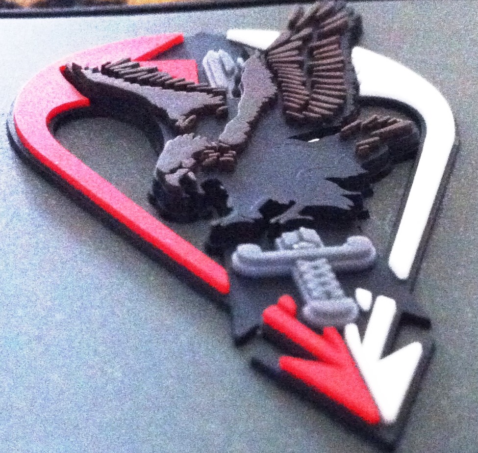 3DRubber Patch:"Natus ad Pugnam" – Bild 2