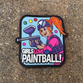 3D Rubberpatch "GIRLS LOVE PAINTBALL"