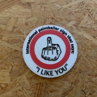 3D Rubberpatch: I LIKE YOU