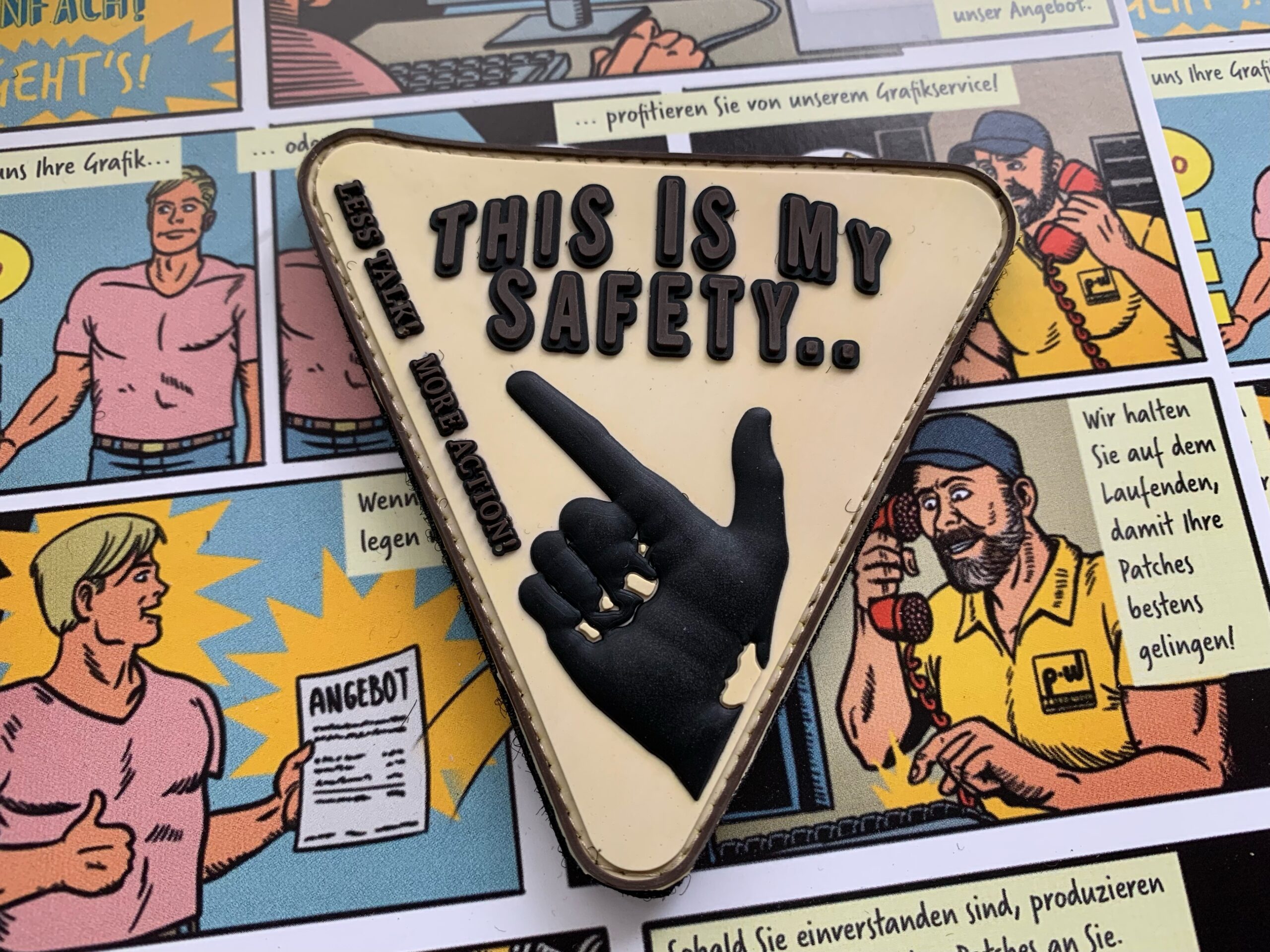3DRubber Patch:"SAFETY" Desert – Bild 3